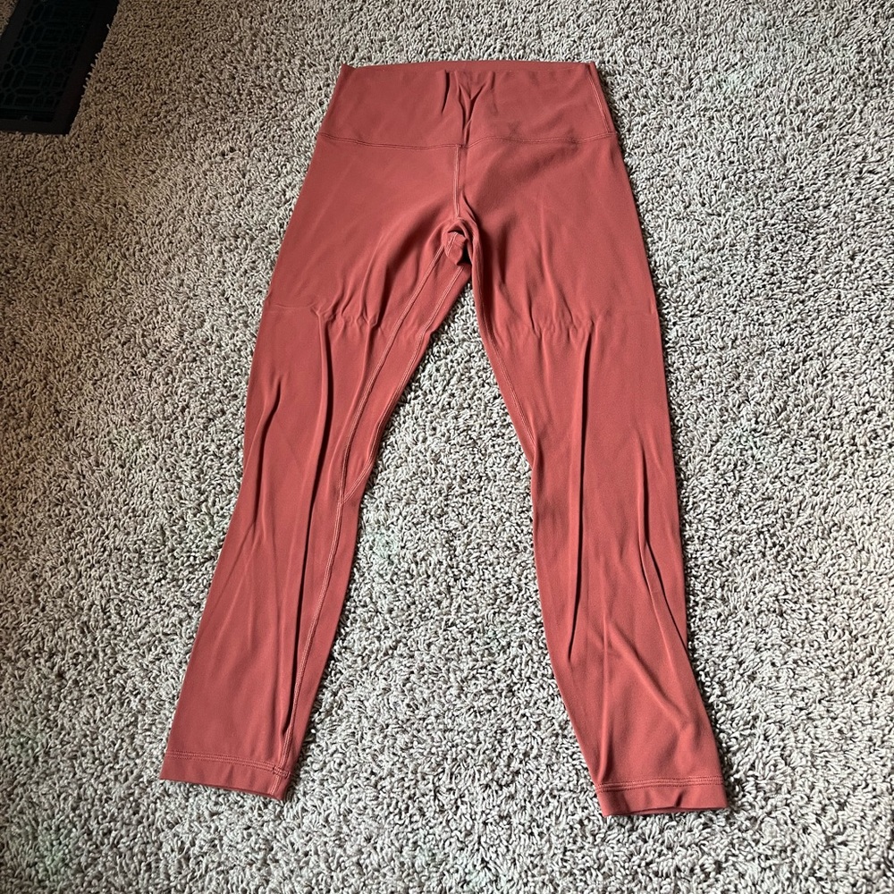 Peach Lululemon 25” Align Leggings